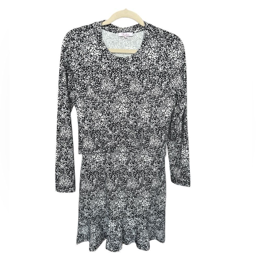 Parker Midnight Jasmine Long Sleeved Pull Over Dress